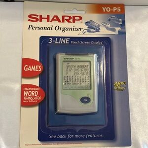 Vintage Sharp YO-P5 Personal‎ Organizer